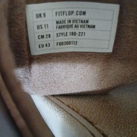 Fitflop fleur florla metallic thing wedge sandals  flip flops  Sz 11  EUC - Picture 7 of 8